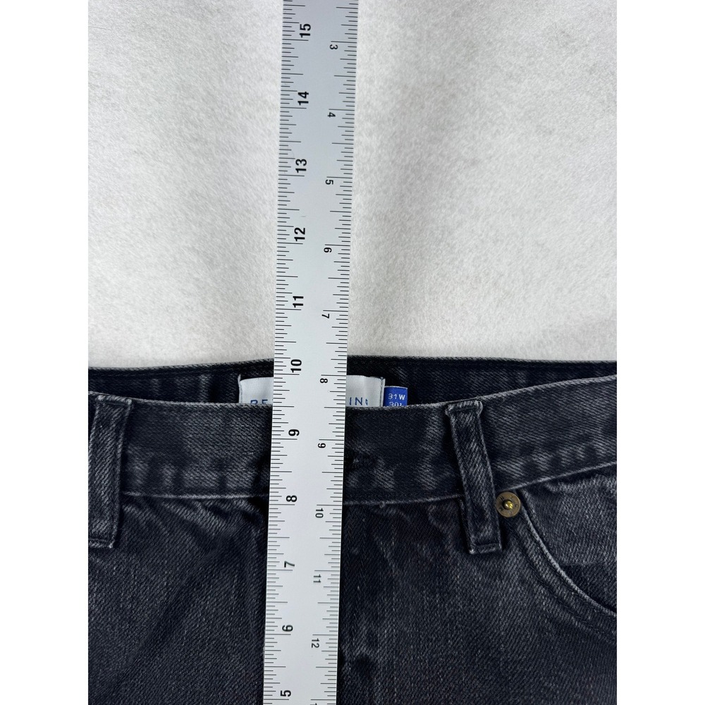 Peter Manning NYC‎ Mens Black Straight Leg Denim Jeans 31W 30L - Picture 8 of 8